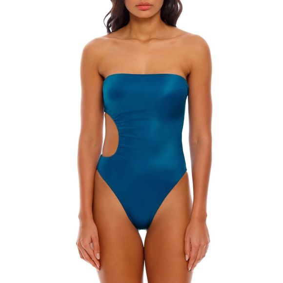 AGUA BENDITA Maui Menfis Cutout One Piece Swimsuit XL $160 - Picture 3 of 10